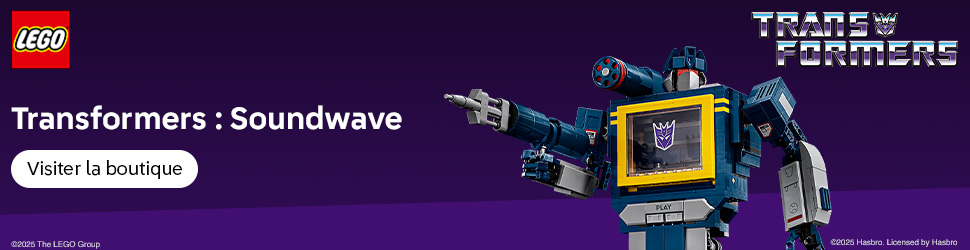 LEGO EU – FR: LEGO Icons Transformers Soundwave 10358