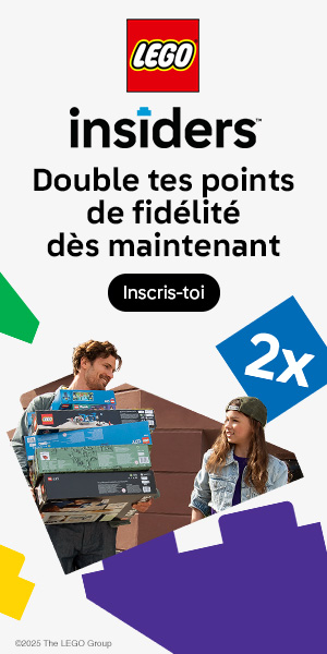 LEGO EU – FR: August: 2X LEGO® Insiders points