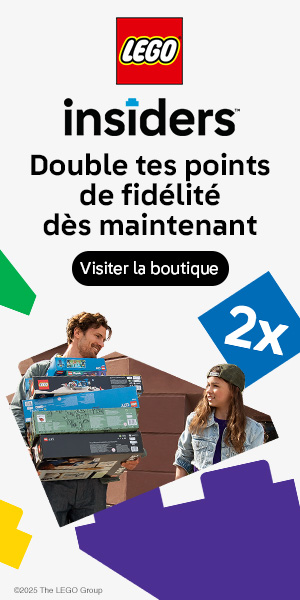 LEGO EU – FR: August: 2X LEGO® Insiders points